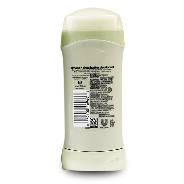 Suave Deodorant Stick Almond+Shea Butter 74 gm