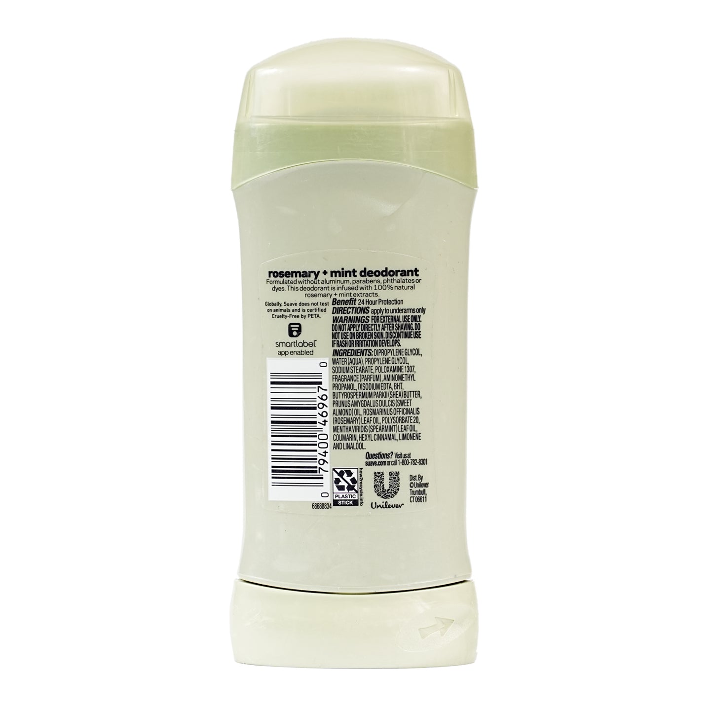 Suave Deodorant Stick Rosemary+Mint 74 gm