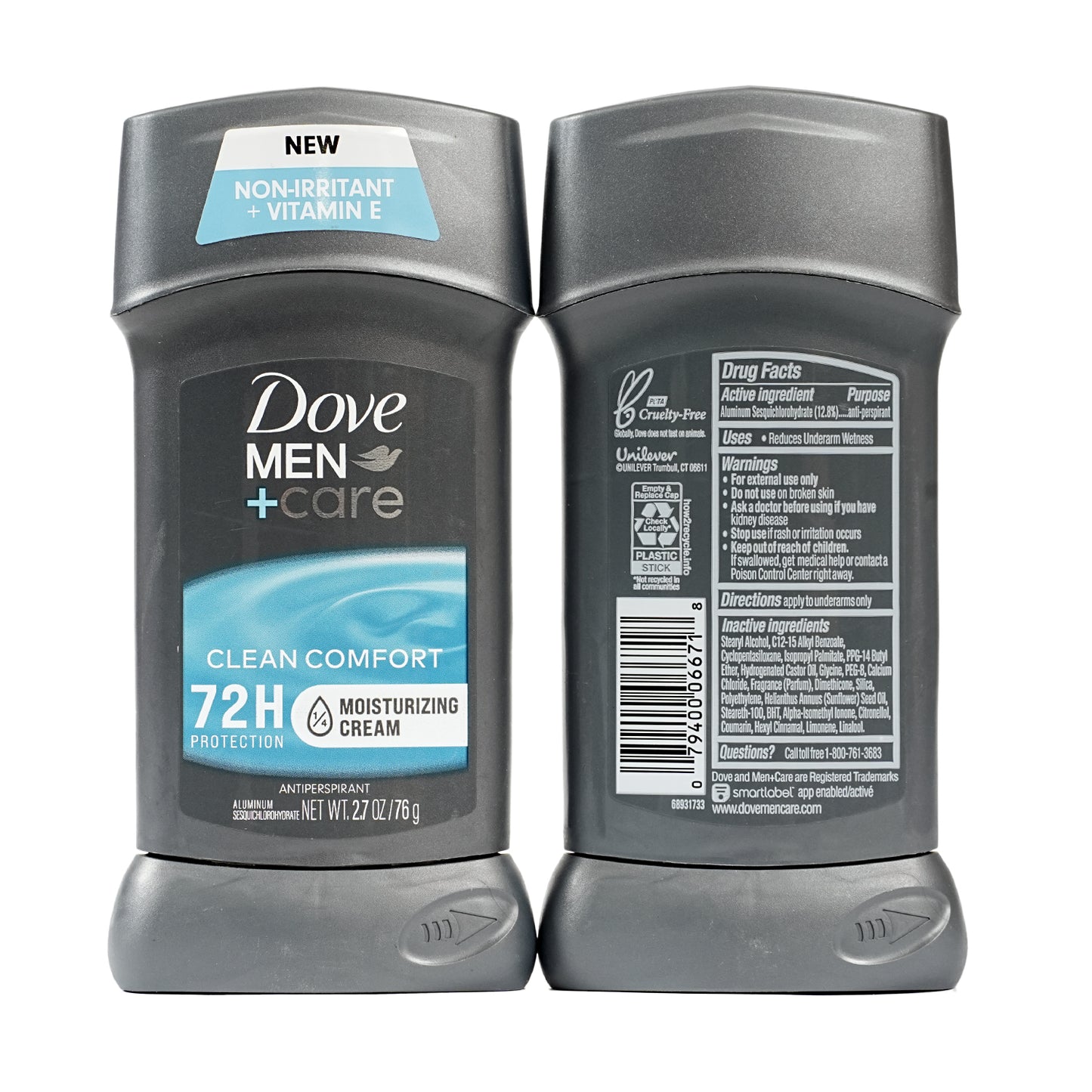 Dove Men Deodorant Stick Clean Comfort 76 g