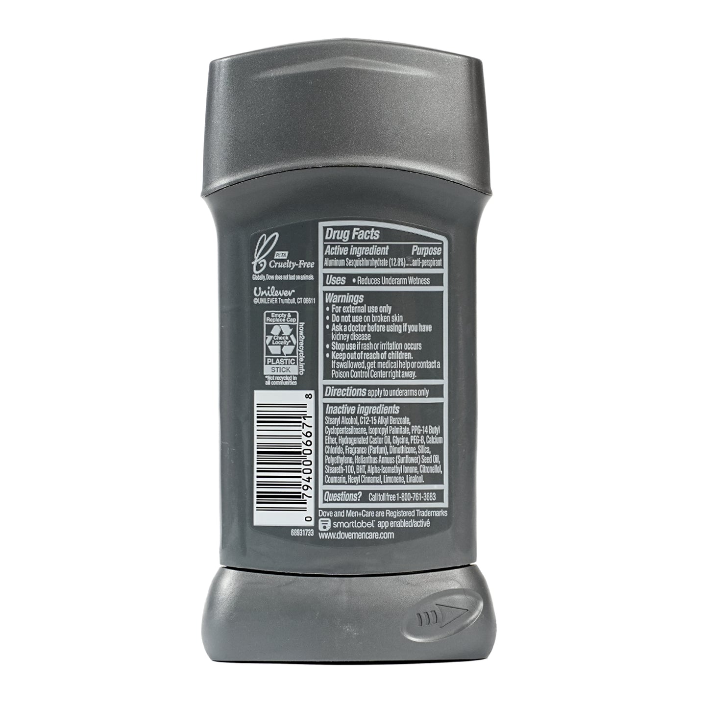 Dove Men Deodorant Stick Clean Comfort 76 g