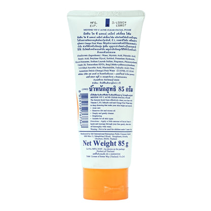 Mistine Acne Clear VIT C Facial Foam 85 gm