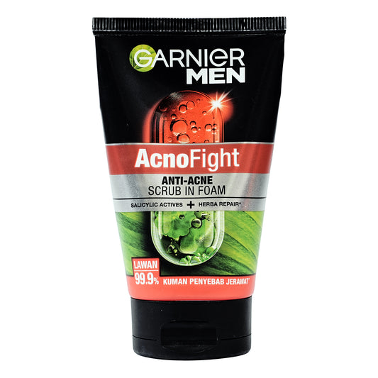 Garnier Men Acno Fight Scrub In Foam 100 ml