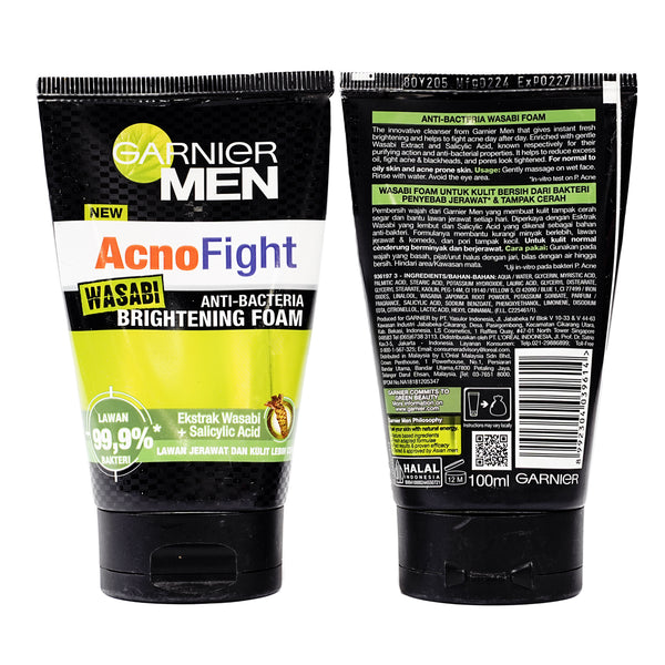 Garnier Men Acno Fight Brighteninig Foam 100 ml