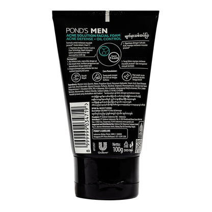 Pond's Men Acne Solution Facial Foam 100 gm