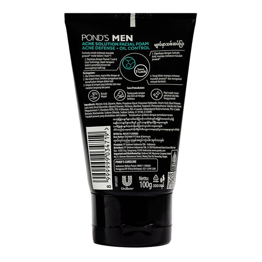 Pond's Men Acne Solution Facial Scrub 100 gm