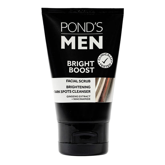 Pond's Men Bright Boost Facial Scrub 100 gm