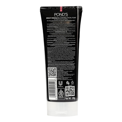 Pond's Activated Charcoal Facial Foam 100 gm