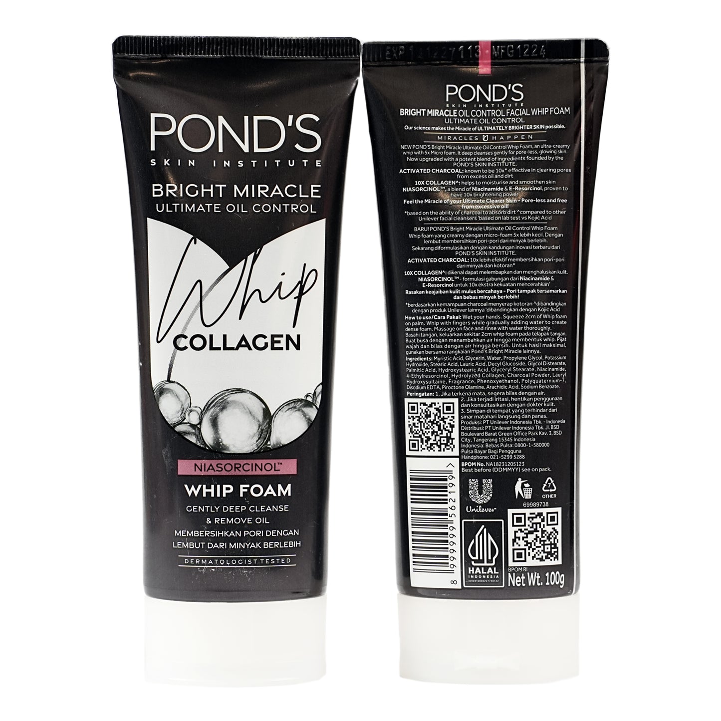 Pond's Oil Control Collagen Whipe Foam  100 gm