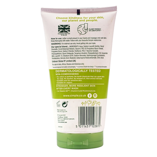 Simple Moisturising Facial Wash 150 ml
