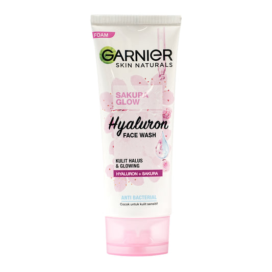 Garnier Sakura Glow Hyaluron Face Wash 100 ml