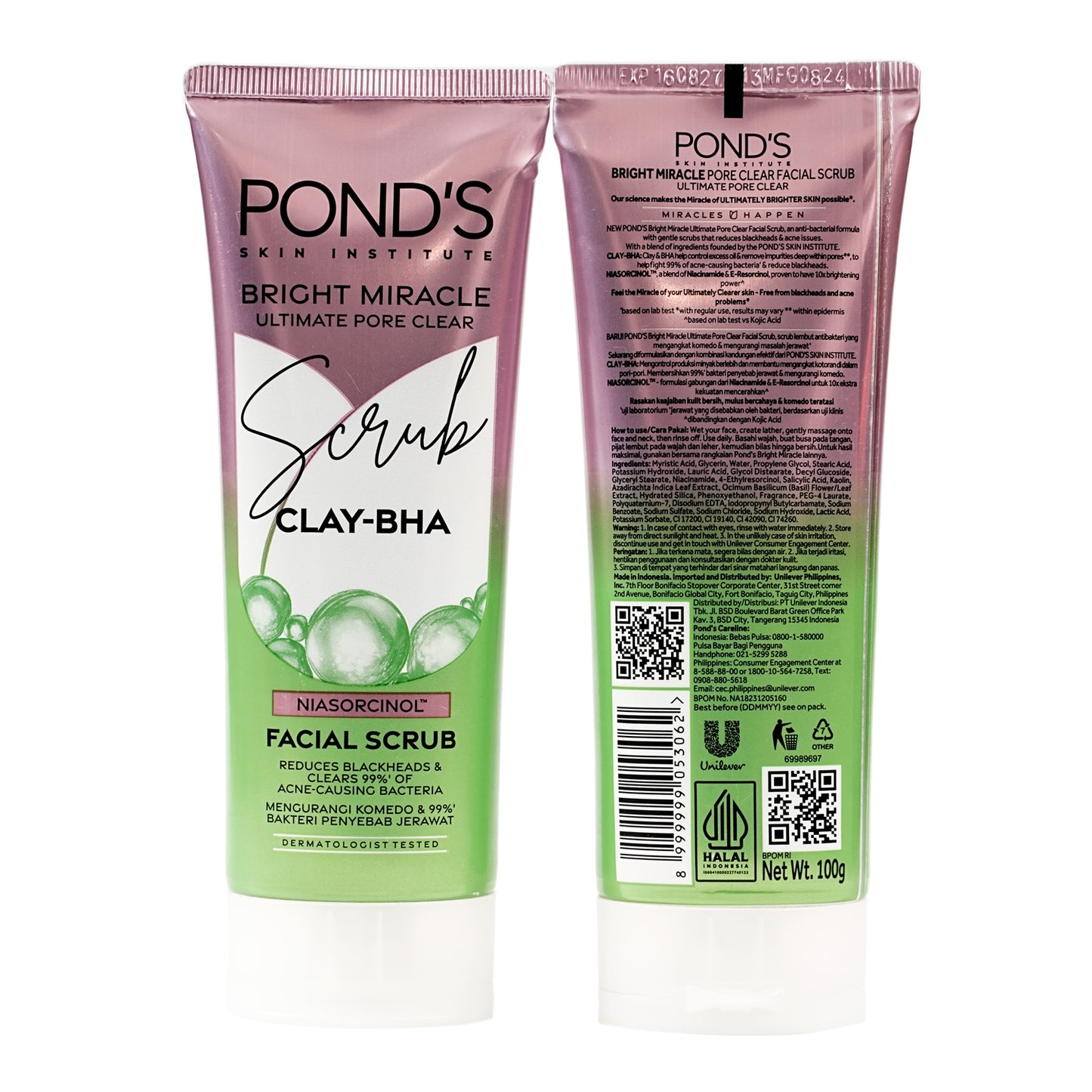 Ponds Clay-Bha Facial Scrub 100 gm