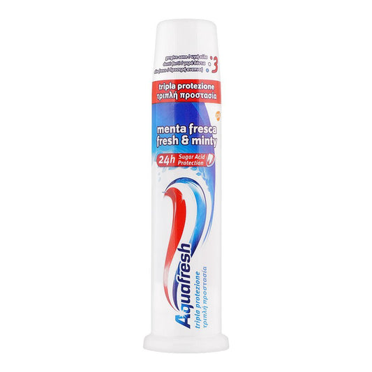 Aquafresh Triple Protection Fresh Mint Pump Toothpaste 100ml